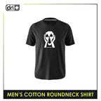 Dri Plus Men’s Anti-Odor Sweat Wicking Cotton Rideology Roundneck Shirt 1 piece DUMSRC613