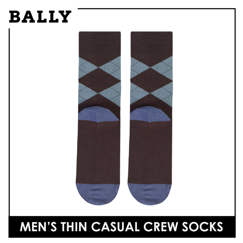Bally Men's Cotton Crew Thin Casual Premium Socks 1 pair YMC612
