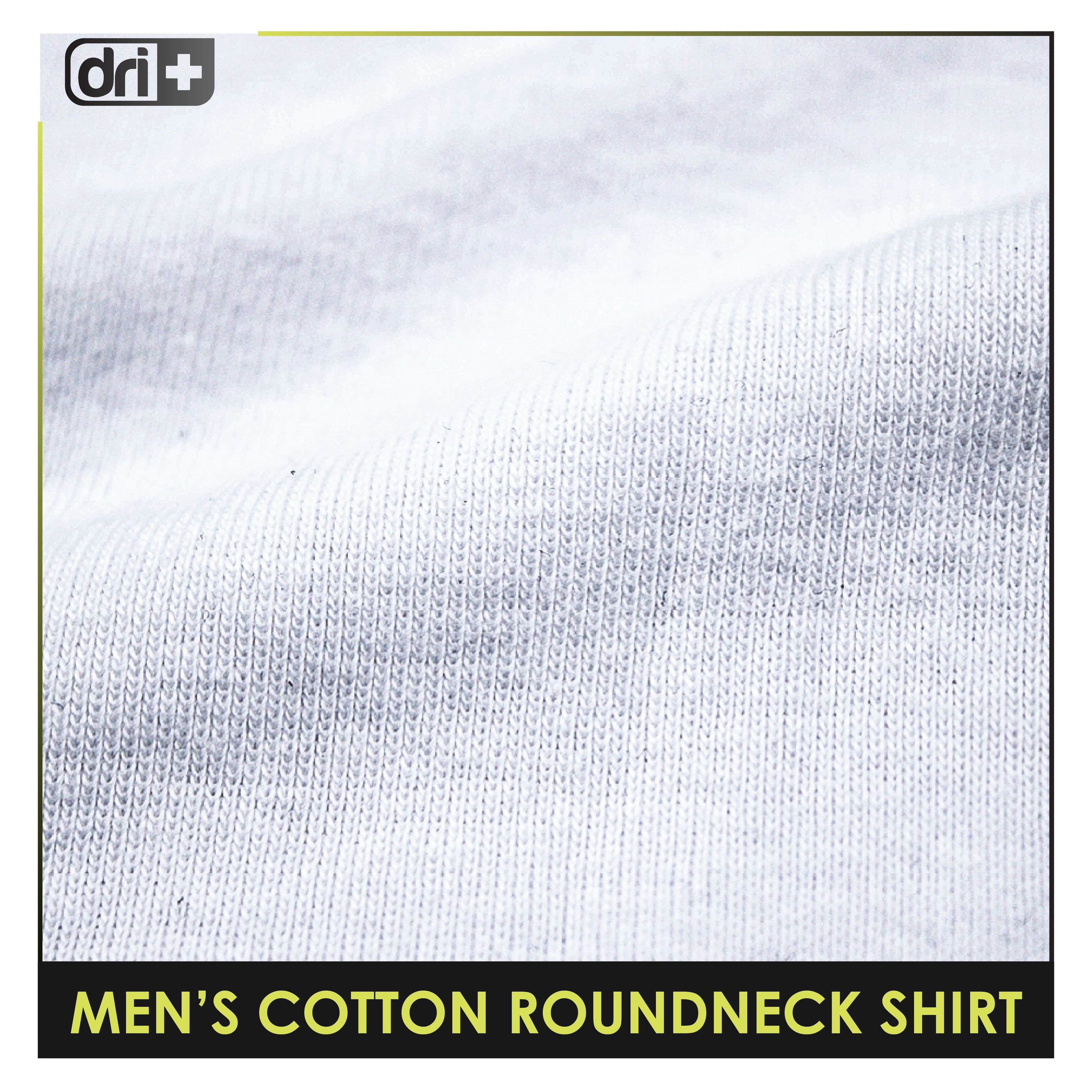 Dri Plus Men’s Anti-Odor Sweat Wicking Cotton The Logo Icon Roundneck Shirt 1 piece DUMSRC532