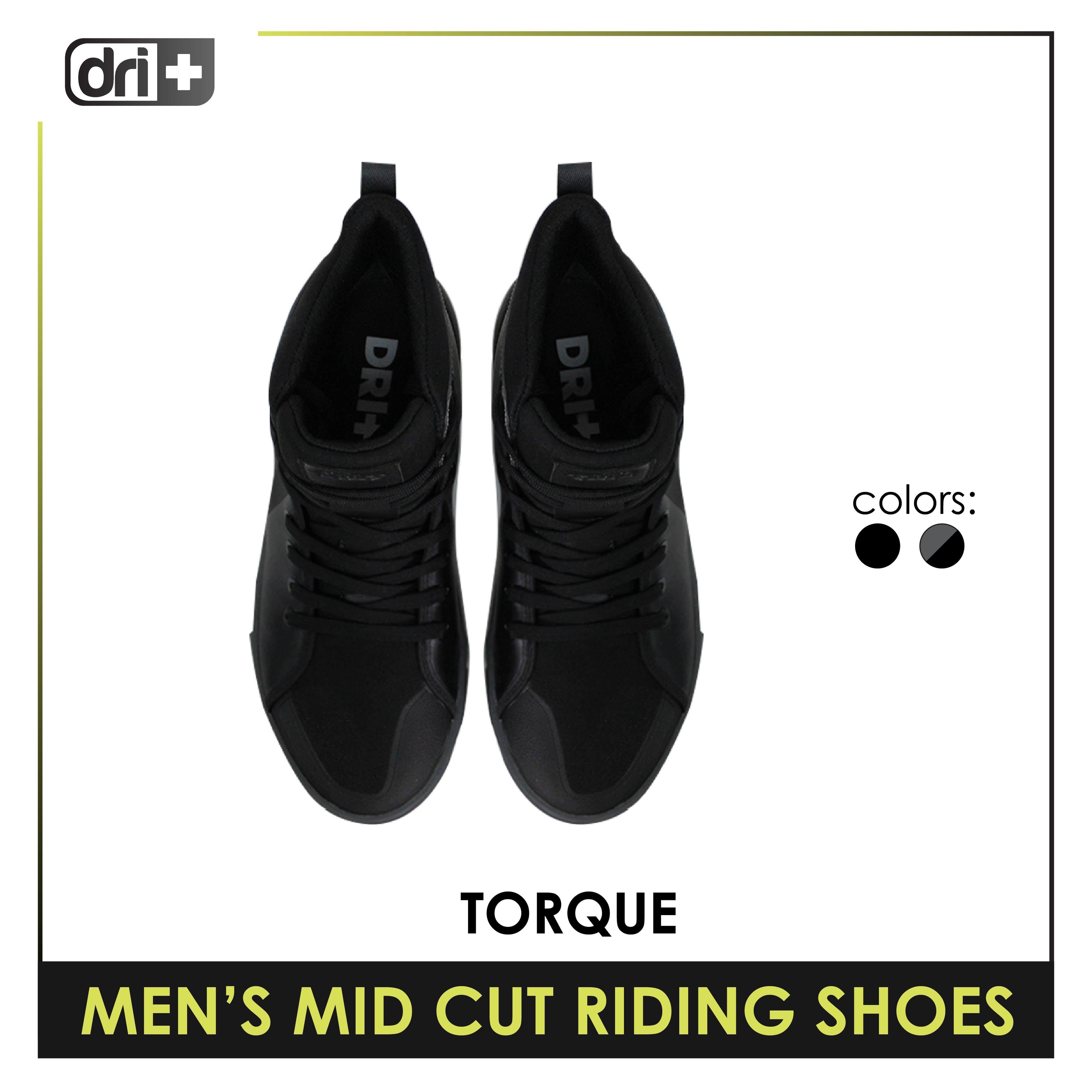 Dri Plus Men’s DRI+RIDE Torque Suede Leather Mid Cut Sneaker Shoes HDMH532