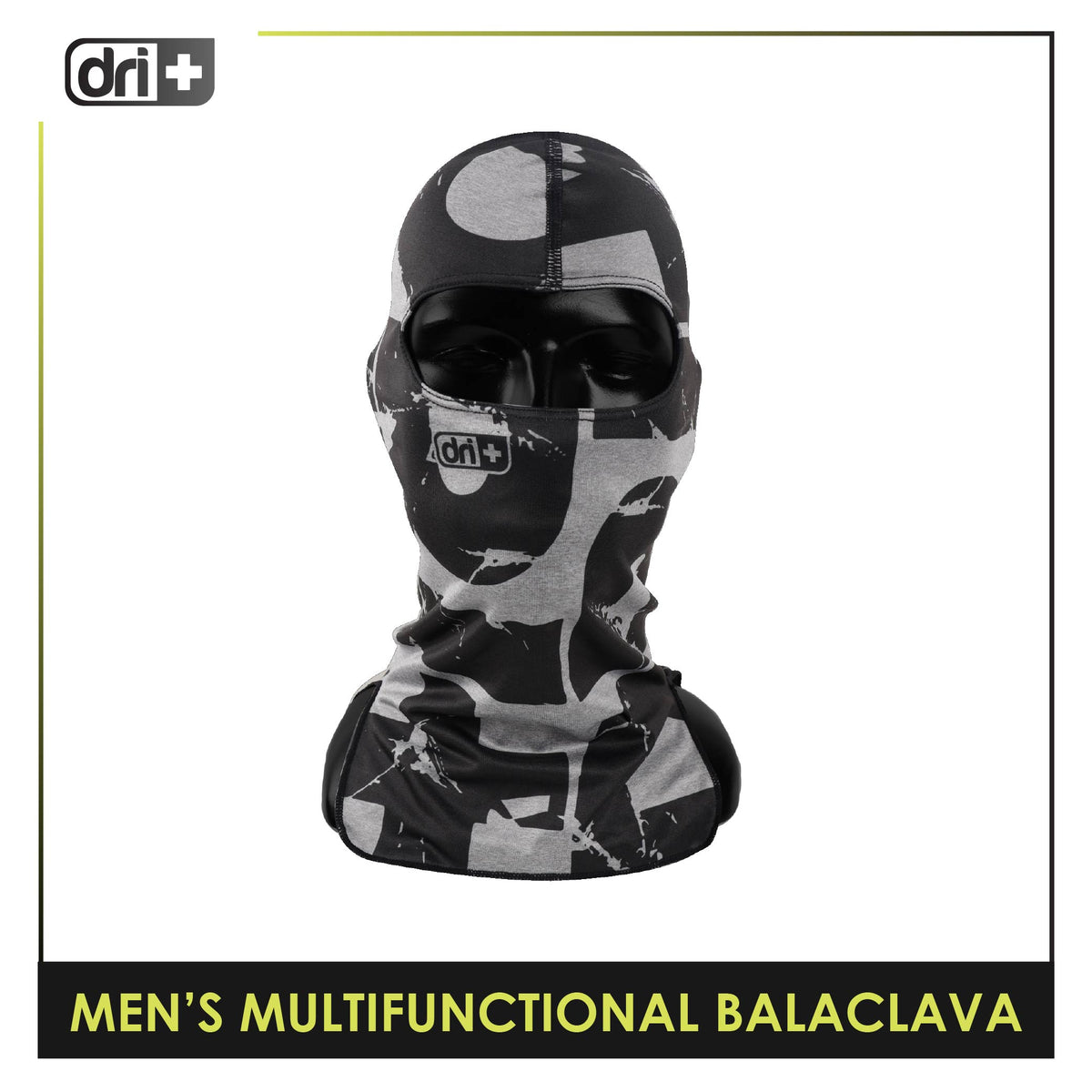 Dri Plus Men's Bold Multifunctional Moisture Wicking Balaclava 1 piece DUMB623
