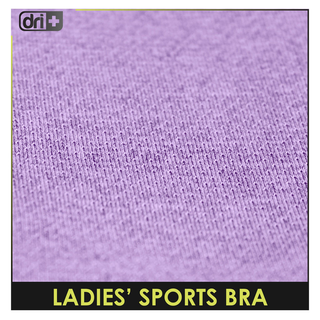 Dri plus Ladies’ Sports Bra 1 piece DULBR521