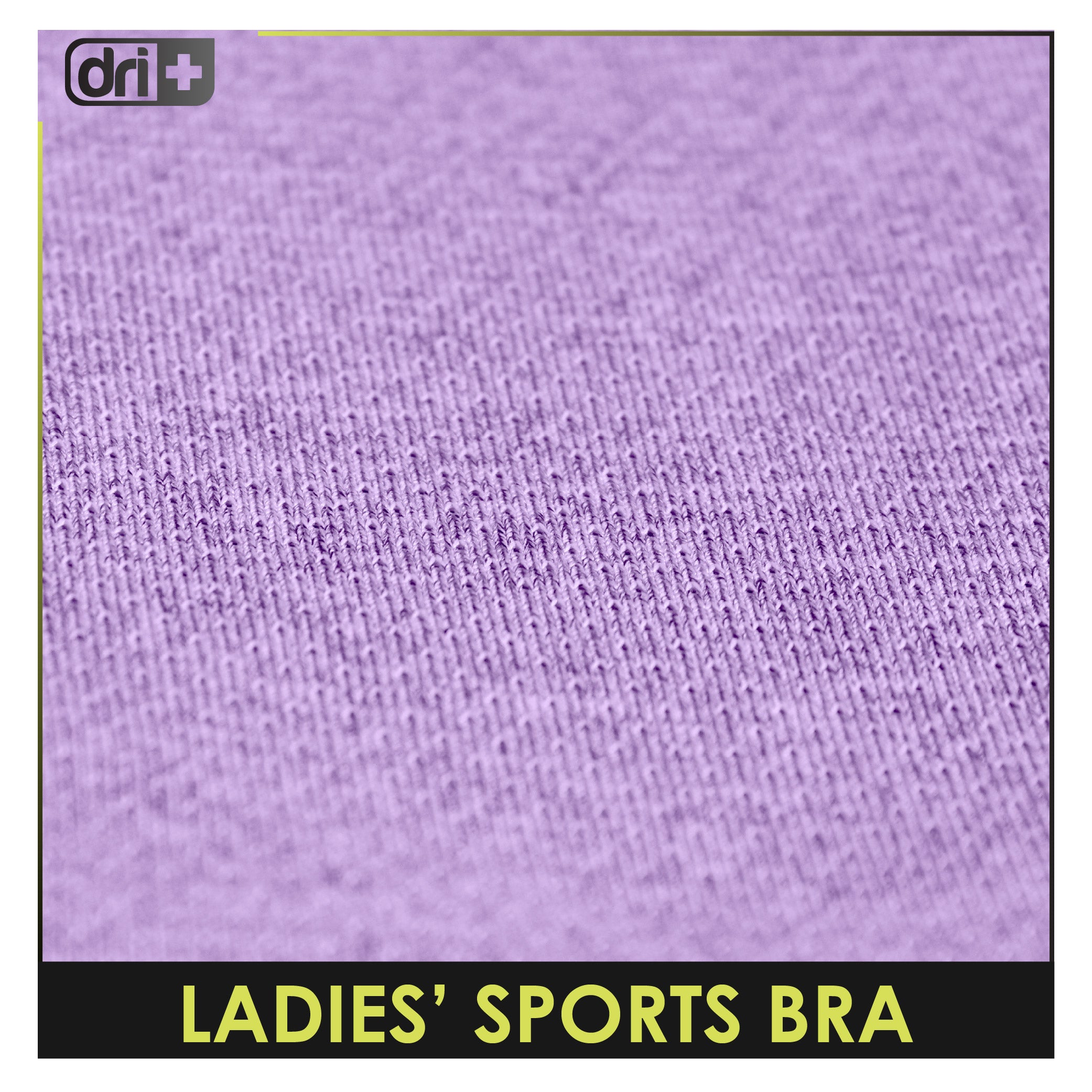 Dri plus Ladies’ Sports Bra 1 piece DULBR521