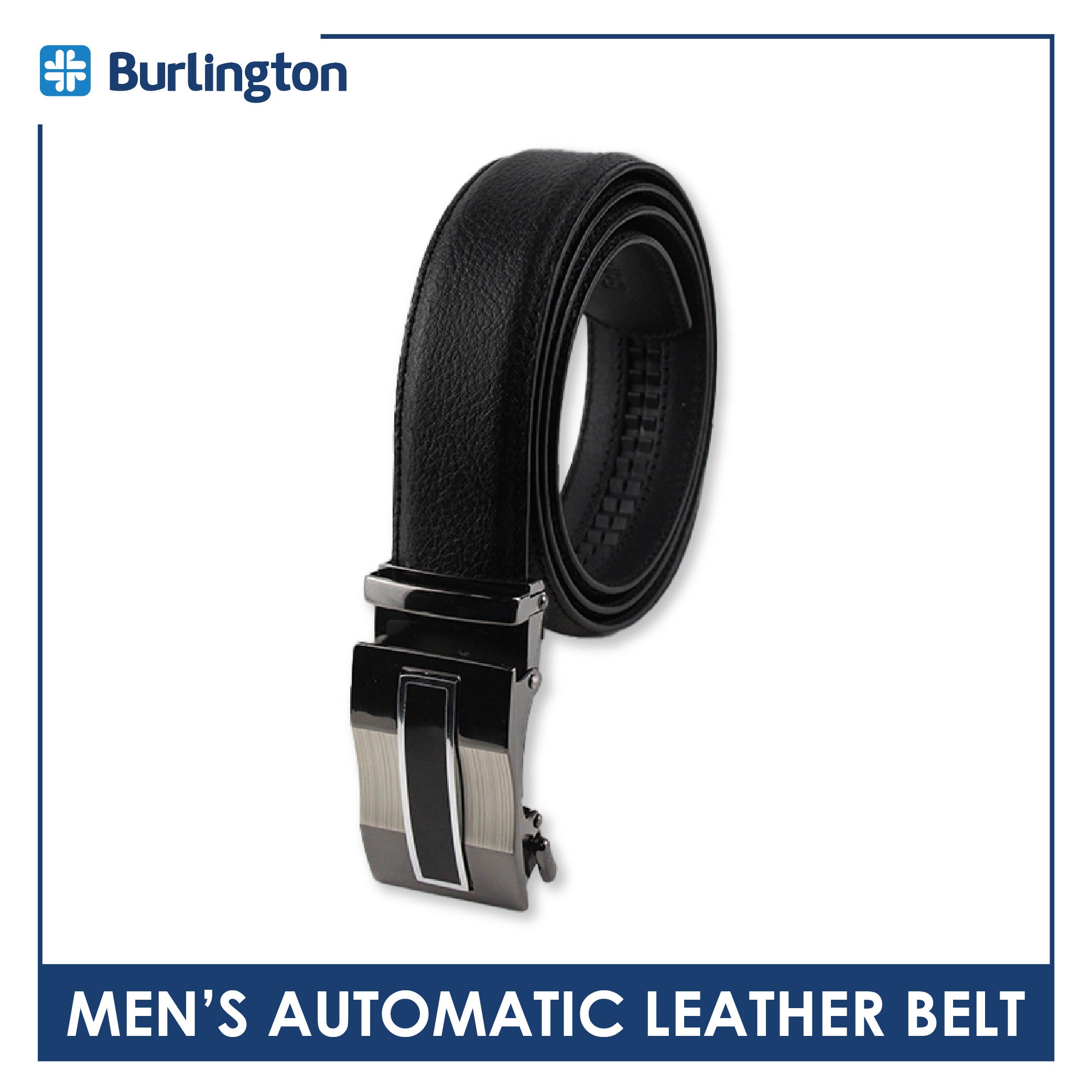 Burlington Men's Automatic Genuine Leather Belt 1 piece JMLA4101