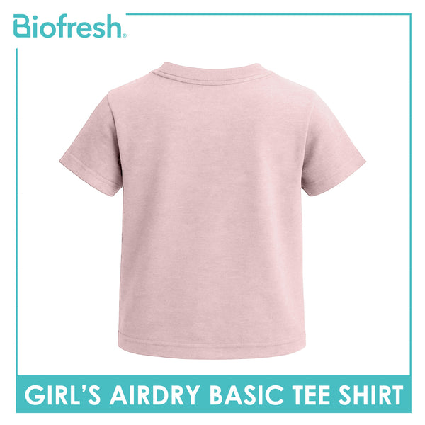 Biofresh Active Kids Girls AirDry Basic Tee Shirt 1 piece MUGSR531
