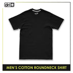 Dri Plus Men’s Anti-Odor Sweat Wicking Cotton Plain Roundneck Shirt 1 piece DUMSRC627
