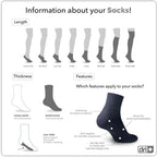 Dri plus Men’s Sports Moto Compression Crew Socks 1 pair DMS632