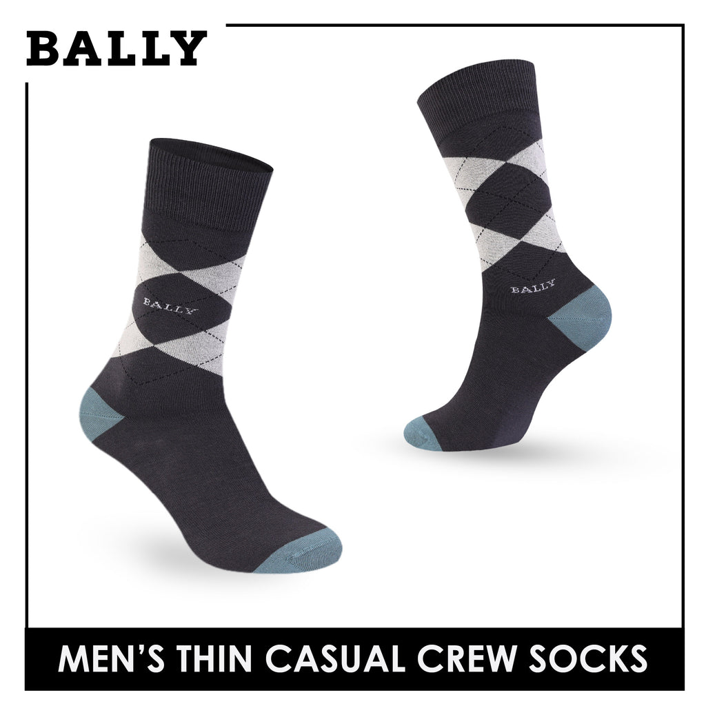 Bally Men's Cotton Crew Thin Casual Premium Socks 1 pair YMC612