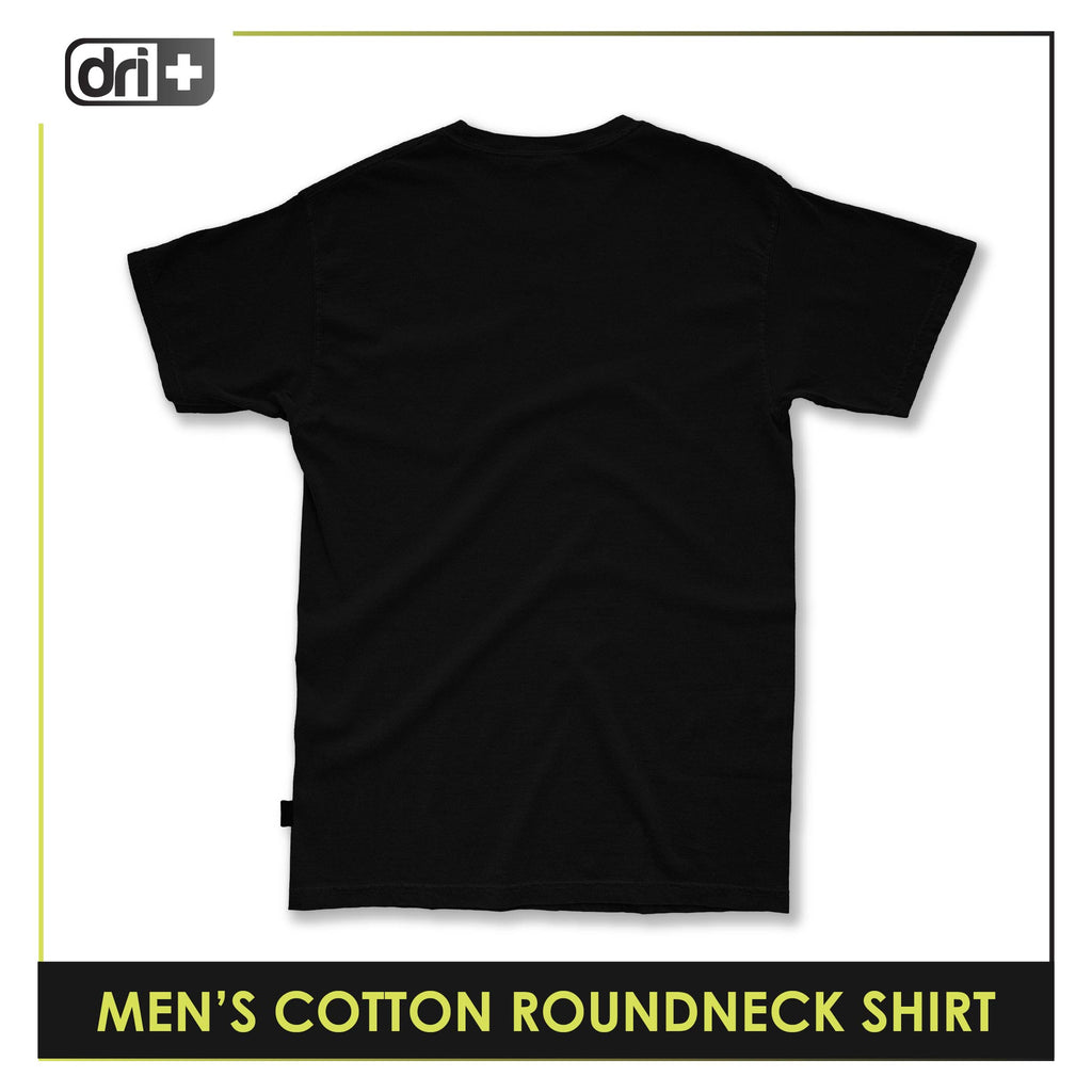 Dri Plus Men’s Mood Collection Anti-Odor Sweat Wicking Cotton Roundneck Shirt 1 piece DUMSRC629