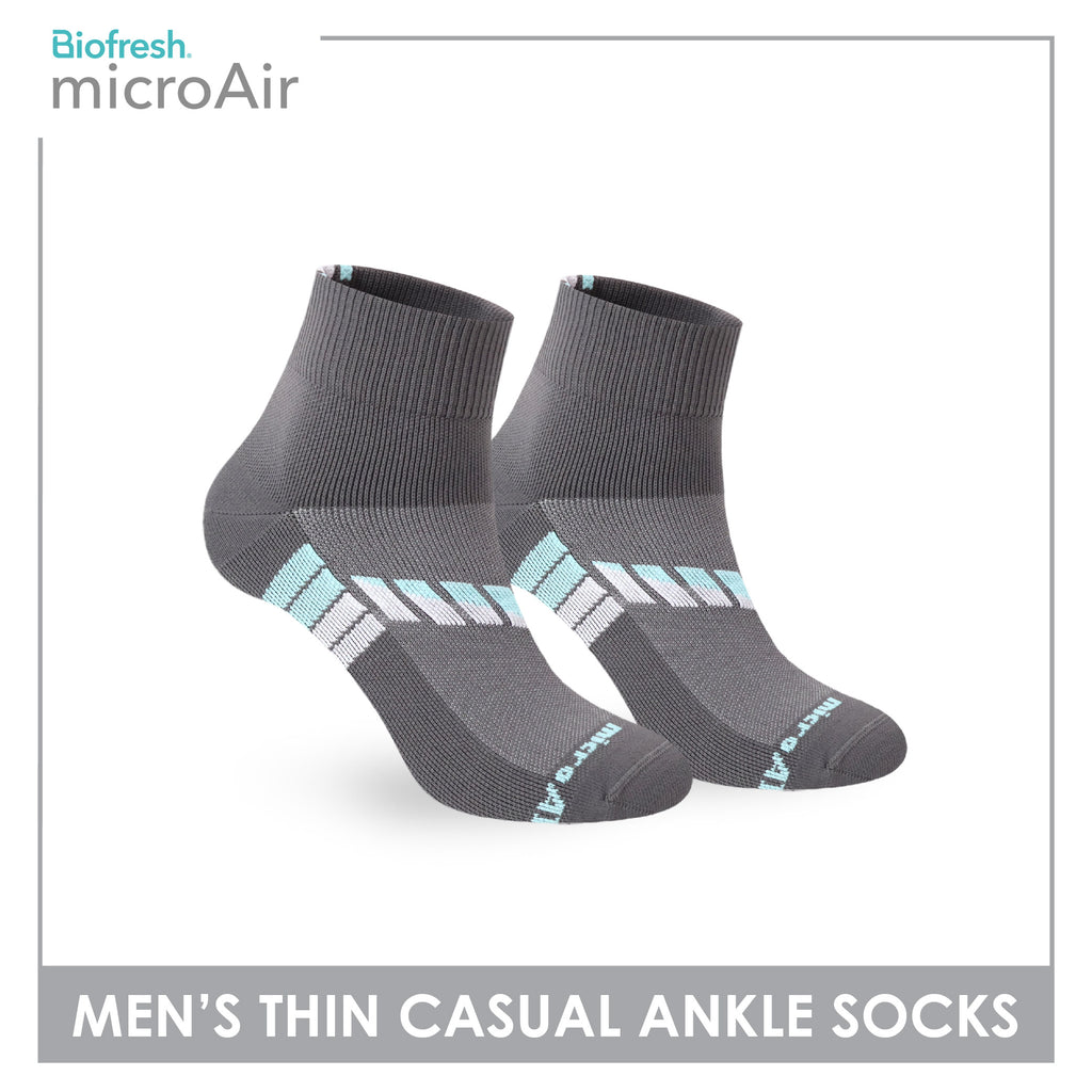 Biofresh Microair Men's Antimicrobial Thin Casual Ankle Compression Socks 1 pair MMCP611