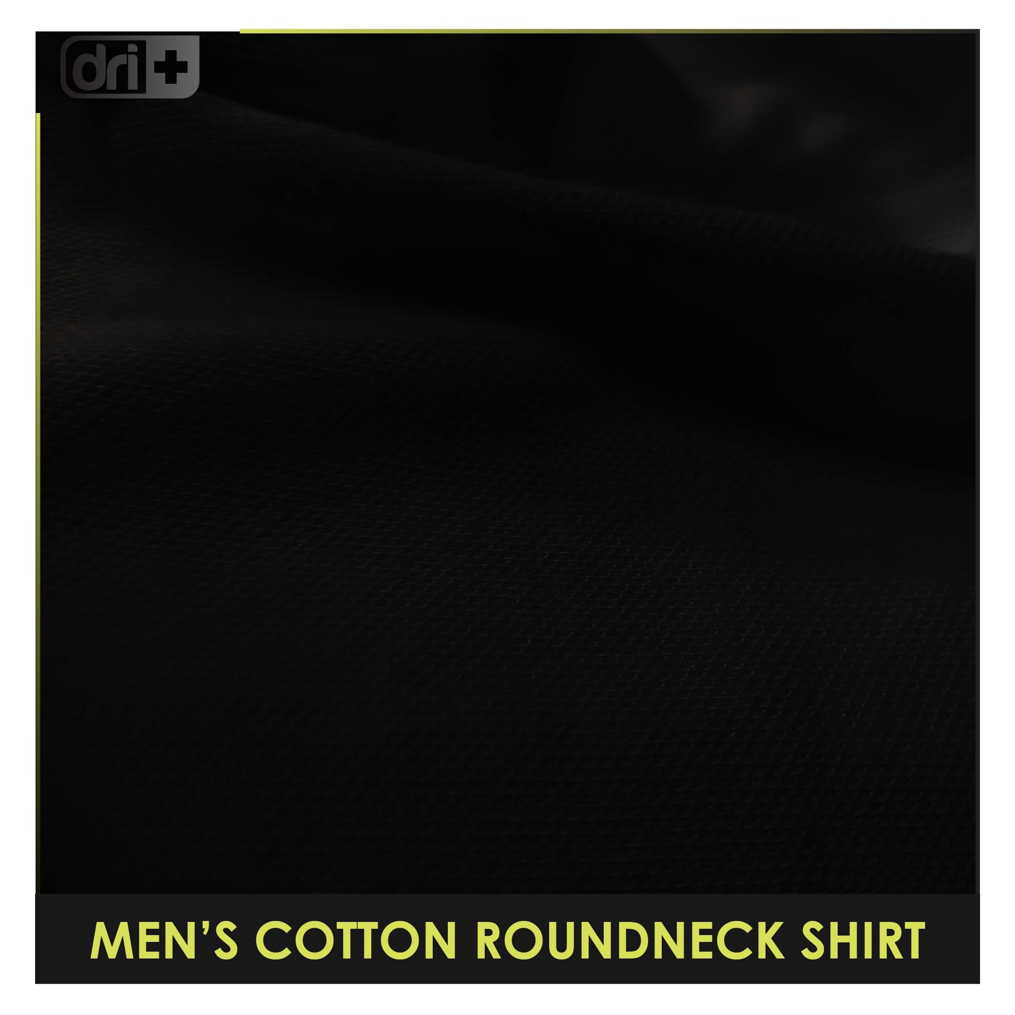 Dri Plus Pilipinas Men’s Anti-Odor Sweat Wicking Cotton Roundneck Shirt 1 piece DUMSRC534