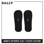 Bally Men's Premium Cotton Thick Sports Footcover 3 pairs in 1 pack YMSFKG1
