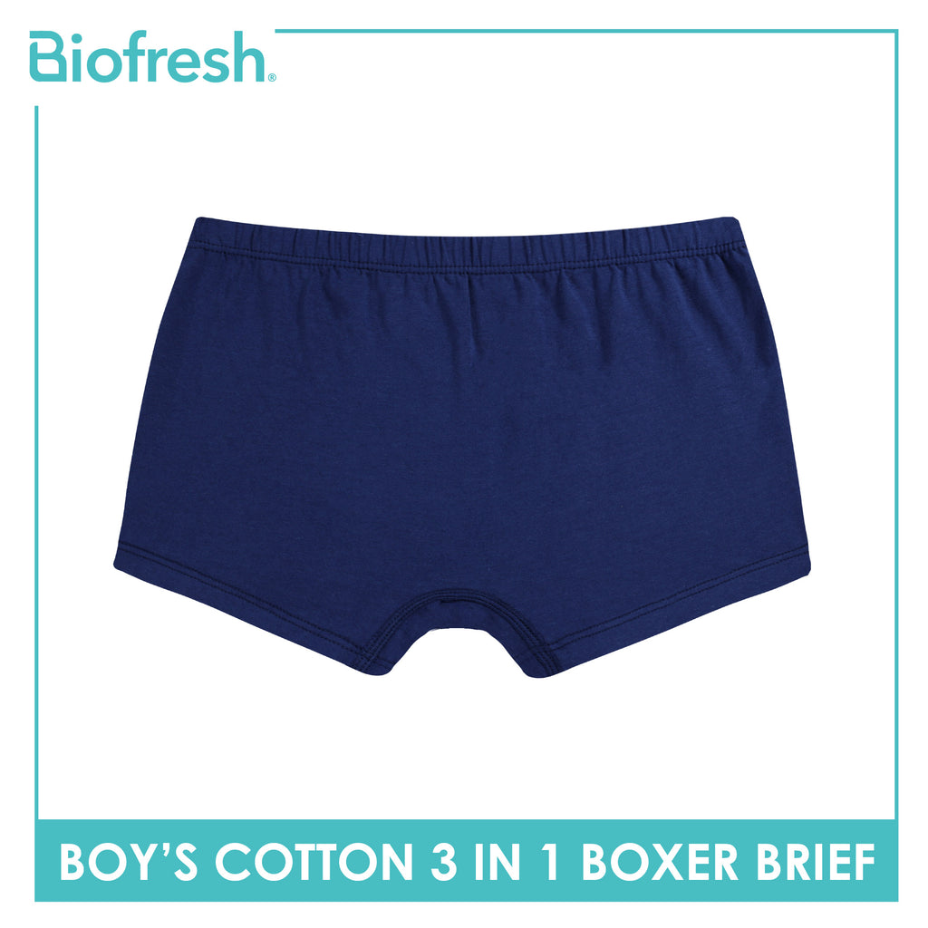 Biofresh | Pokemon Boys’ Antimicrobial Cotton Boxer Brief 3 pieces in a pack PKBBBG531