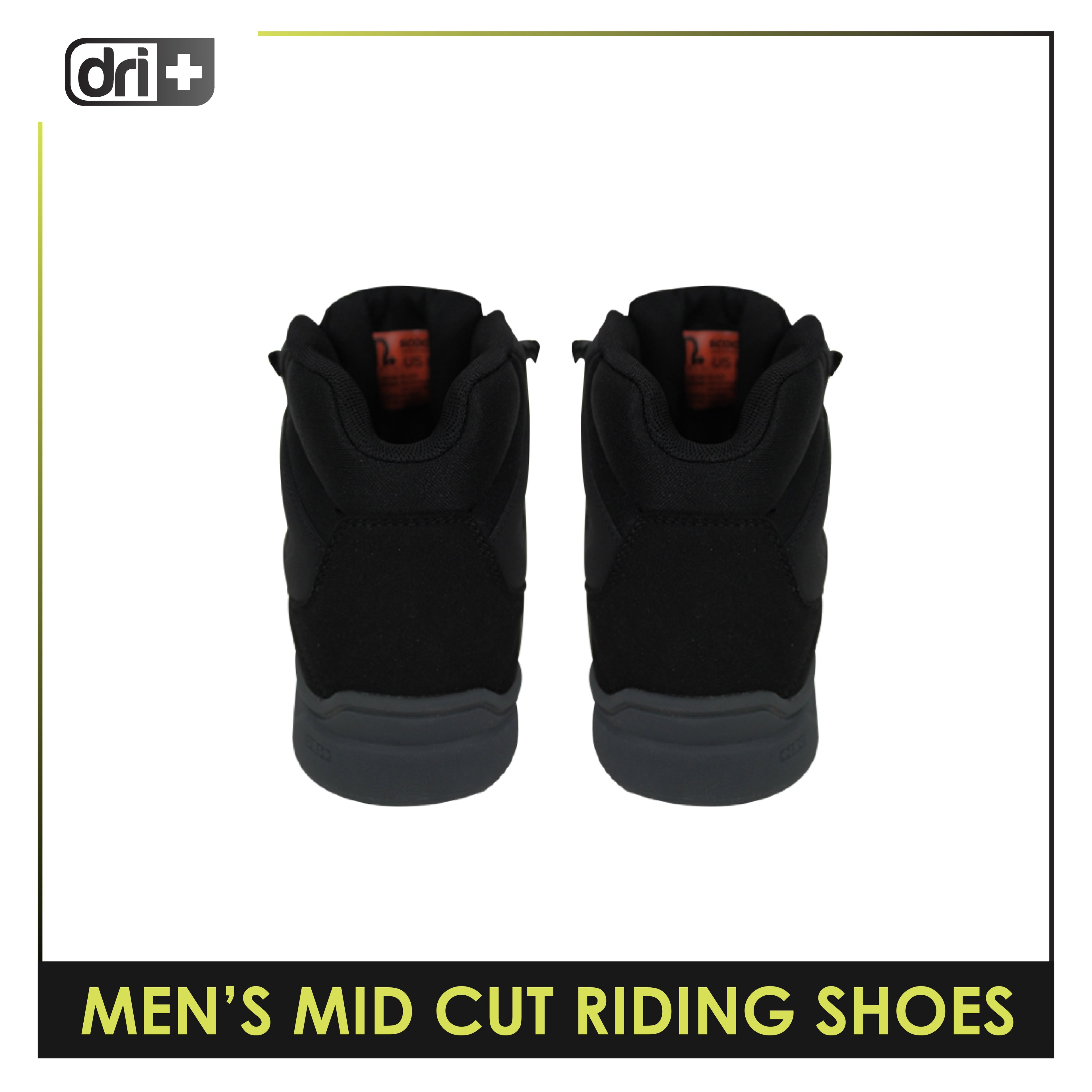 Dri Plus Men’s DRI+RIDE Scoot Microfiber Leather Mid Cut Sneaker Shoes HDMH531