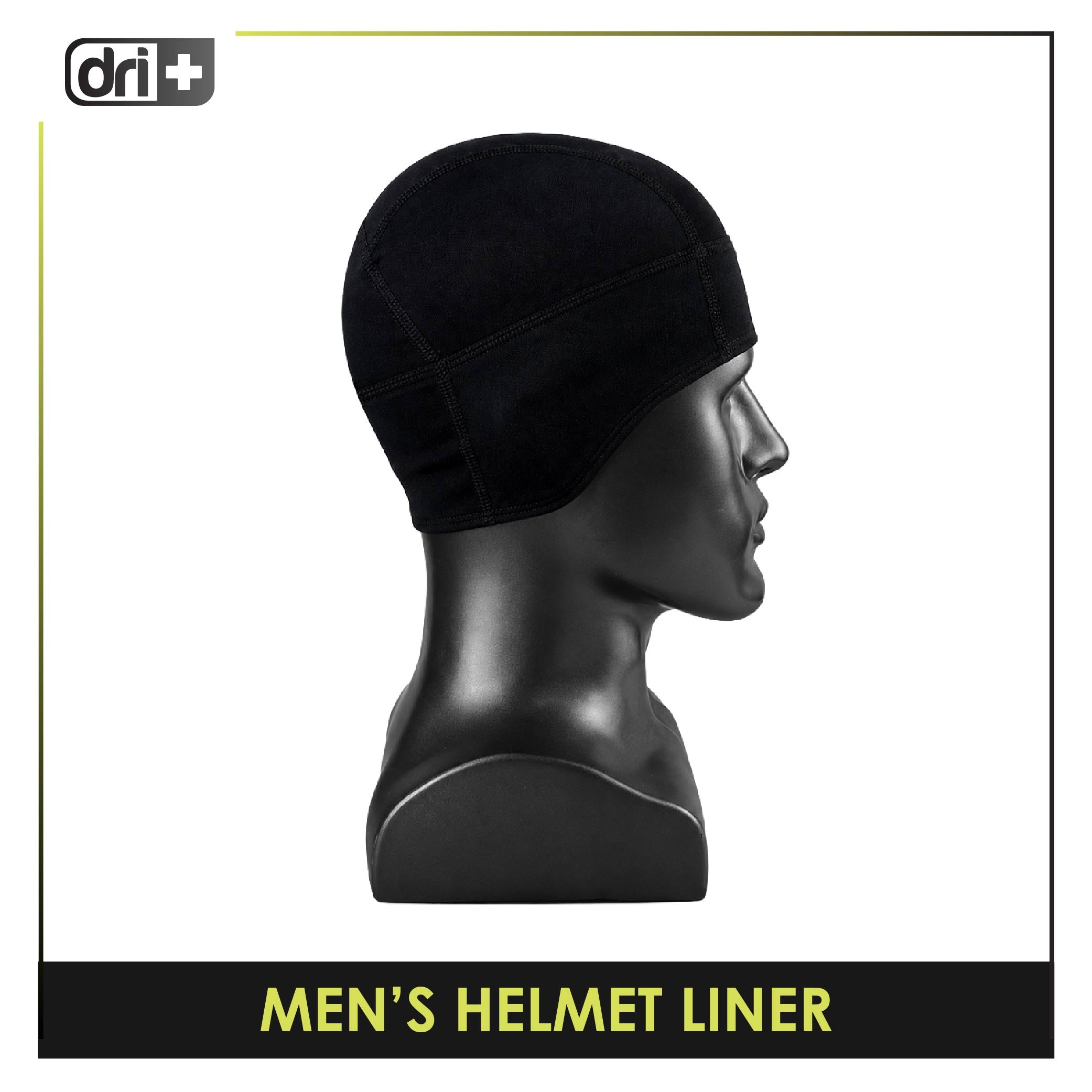 Dri Plus Men's Washable Moisture Wicking Helmet Liner Cap 1 piece DUMHL612