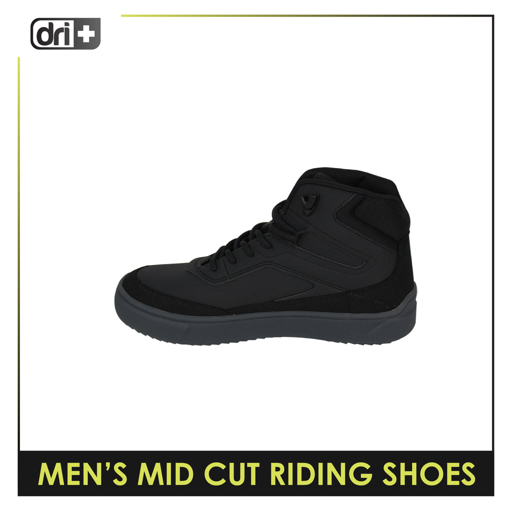 Dri Plus Men’s DRI+RIDE Scoot Microfiber Leather Mid Cut Sneaker Shoes HDMH531