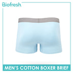 Biofresh Men's Antimicrobial Cotton Boxer Brief 1 piece UMBBFS3