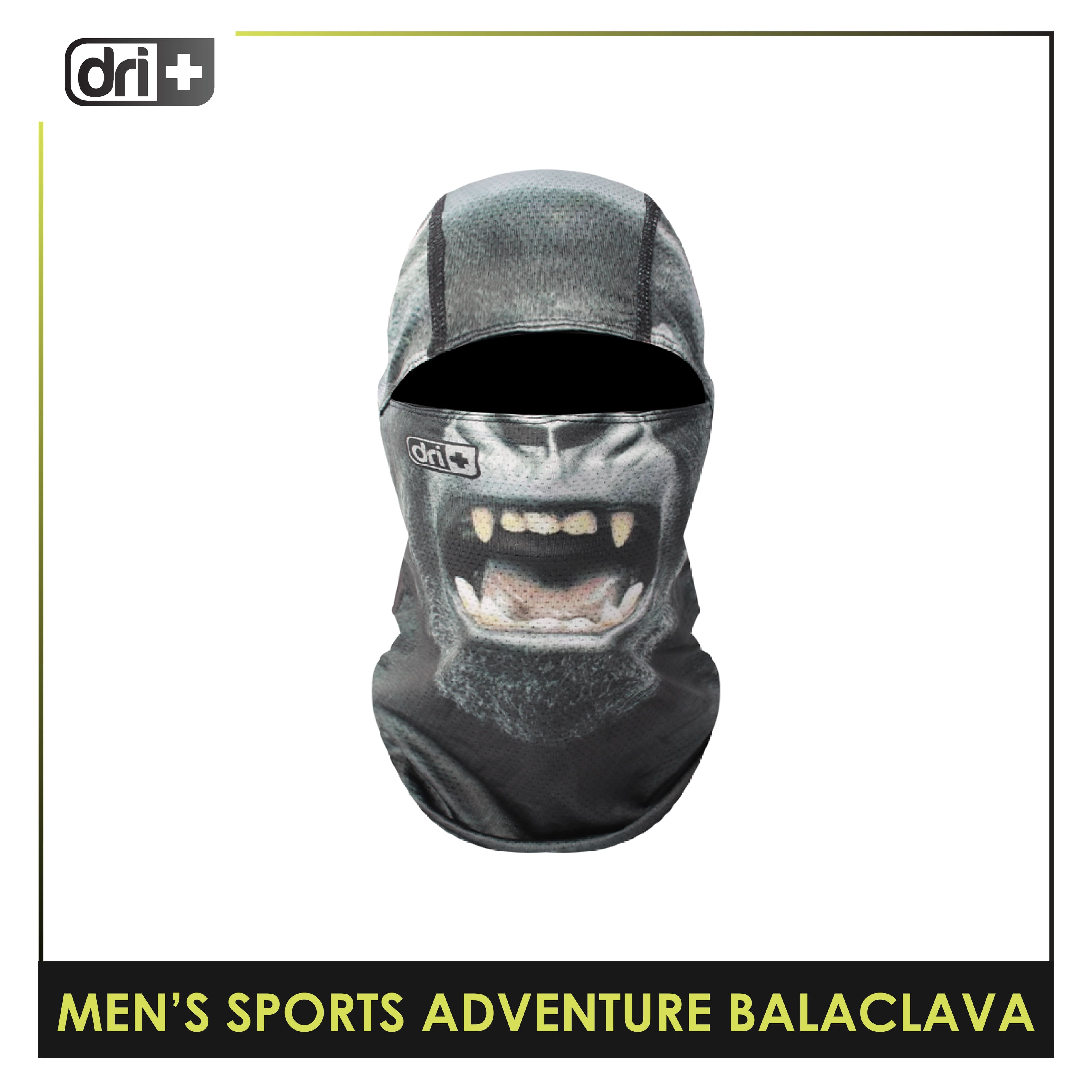 Dri Plus Men’s Gorilla S-ADV Multifunctional Moisture Wicking Balaclava 1 piece DUMB532