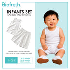 Biofresh Infants Antimicrobial Set Sando and Shorts UISET2G611