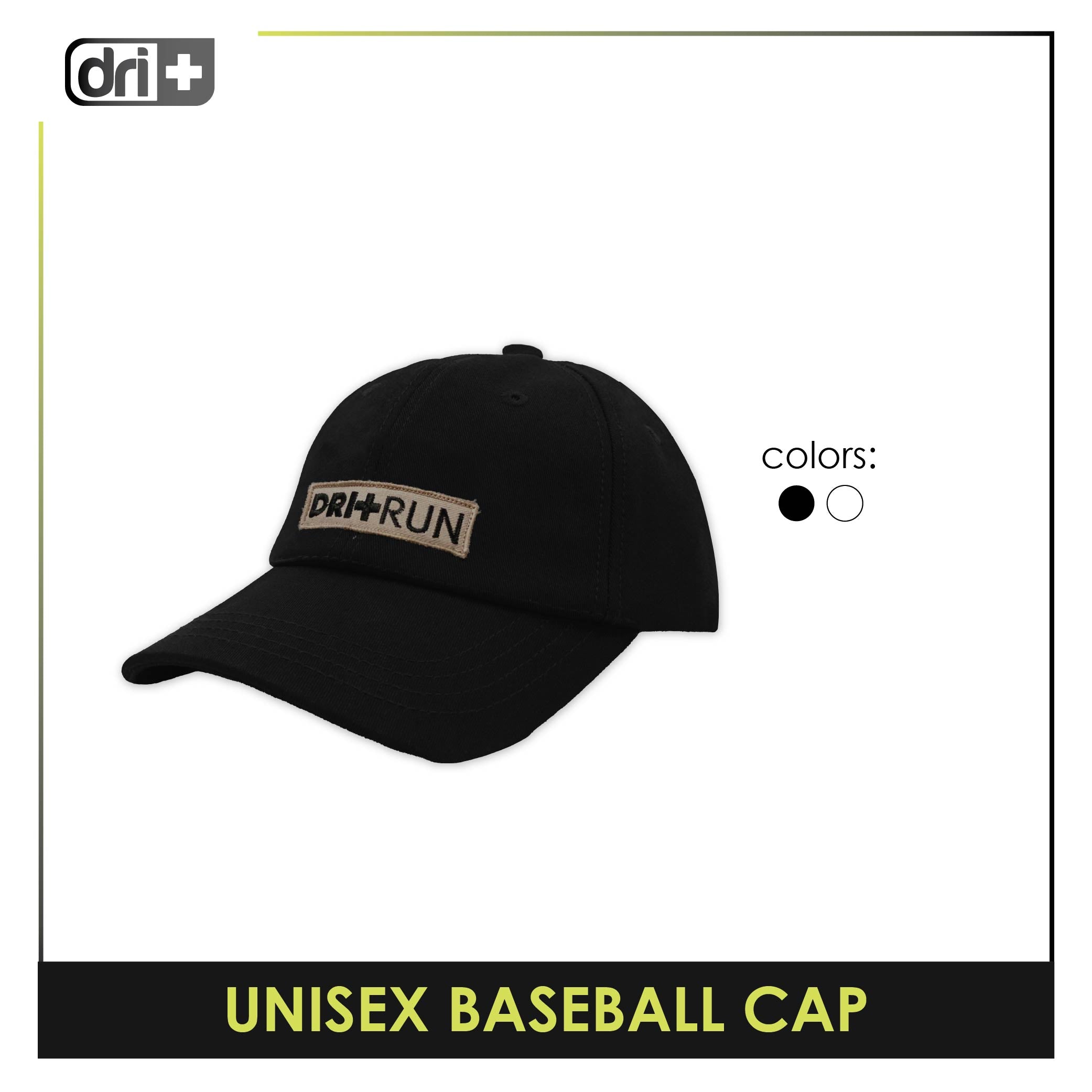 Dri Plus Run Baseball Cap 1pc AMDC521
