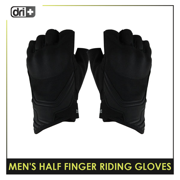 Dri Plus Half Finger Riding Gloves 1 pair AMGHN511