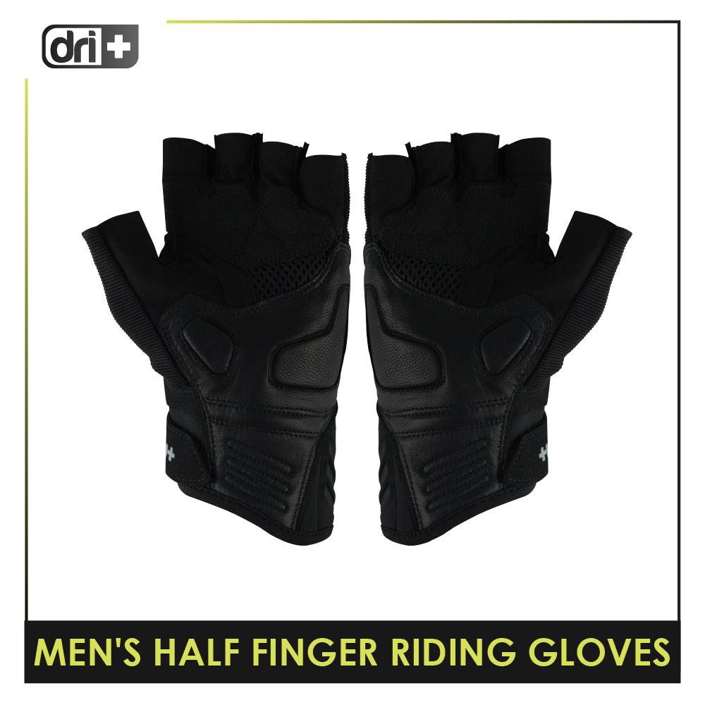 Dri Plus Half Finger Riding Gloves 1 pair AMGHN511