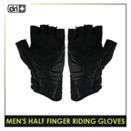 Dri Plus Half Finger Riding Gloves 1 pair AMGHN511