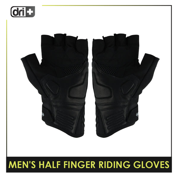 Dri Plus Half Finger Riding Gloves 1 pair AMGHN511