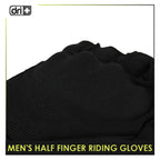 Dri Plus Half Finger Riding Gloves 1 pair AMGHN511
