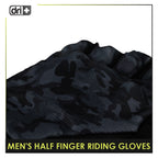 Dri Plus Half Finger Riding Gloves 1 pair AMGHN511