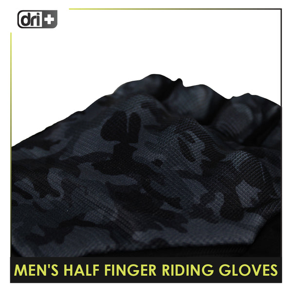 Dri Plus Half Finger Riding Gloves 1 pair AMGHN511