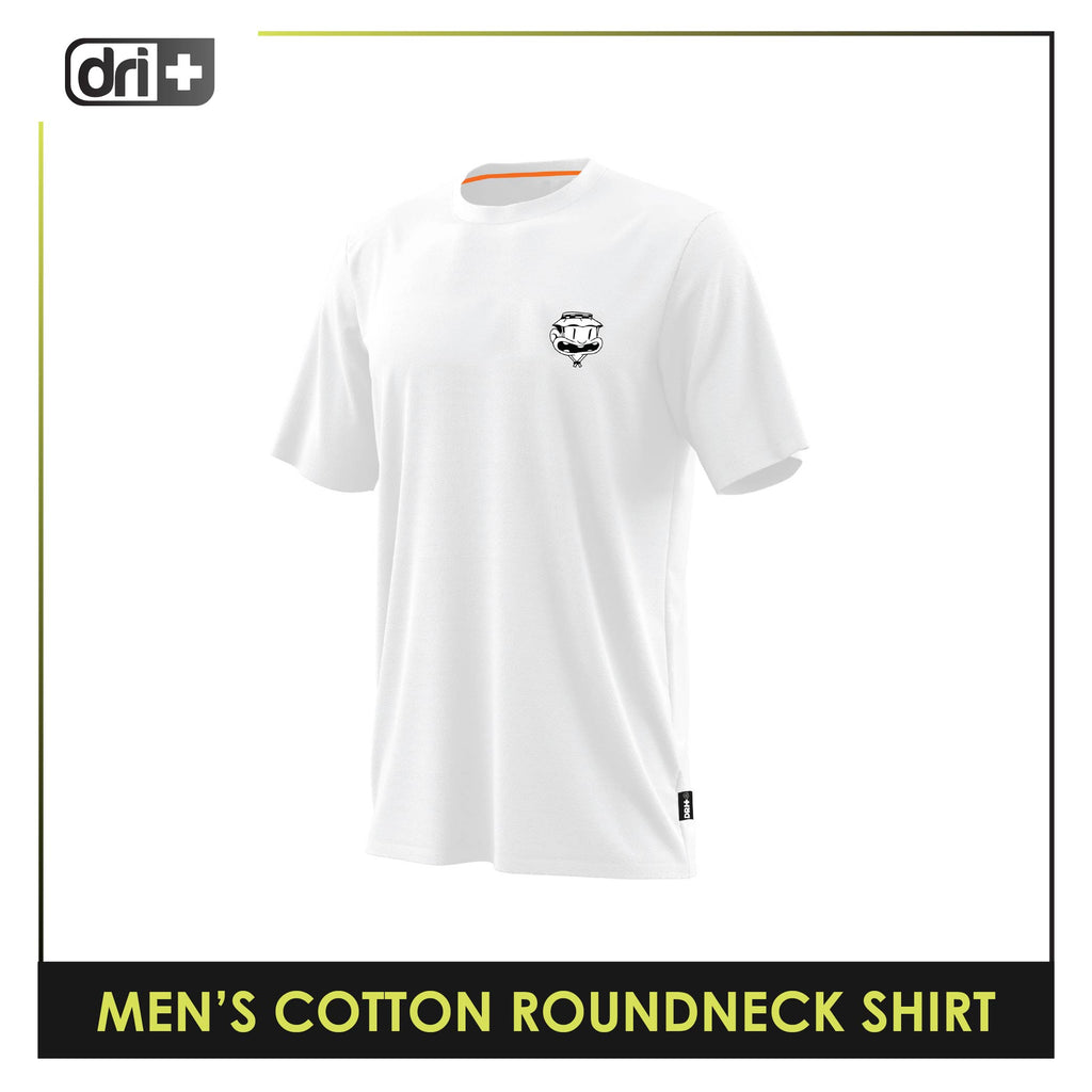 Dri Plus Men’s Baltek Collection Anti-Odor Sweat Wicking Light Cotton Roundneck Shirt 1pc DUMSRC527