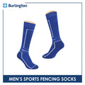 Burlington Men’s Thick Sports Crew Fencing Socks 1 pair BFB-DEX1