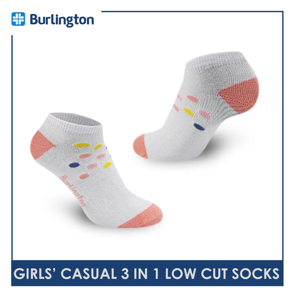 Burlington Girls’ Lite Casual Low Cut Socks 3 pairs in a pack BGCG3207