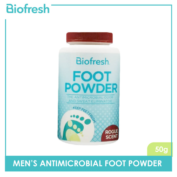 Biofresh Men's Antimicrobial Foot Powder 50g 1 piece BMFP02