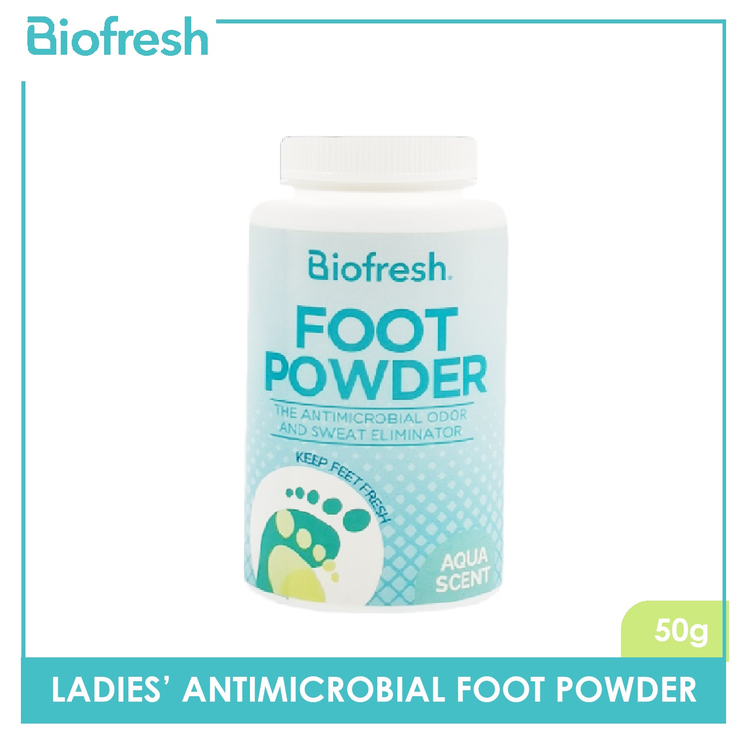 Biofresh Ladies' Antimicrobial Foot Powder 50g 1 piece BLFP02 – burlingtonph