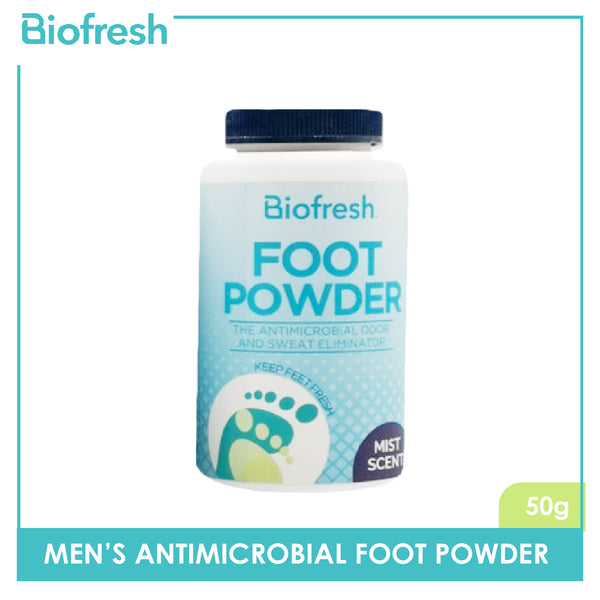 Biofresh Men's Antimicrobial Foot Powder 50g 1 piece BMFP02