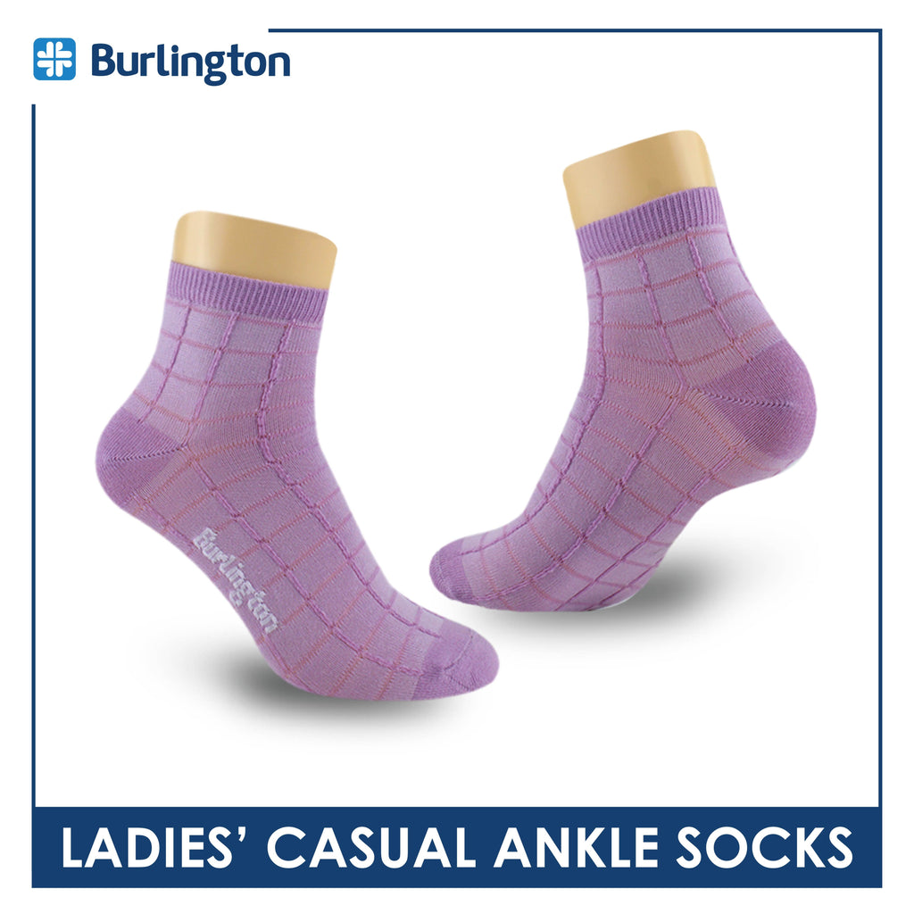 Burlington Ladies’ Cotton Light Performance Ankle Socks 1 pair BLC4401