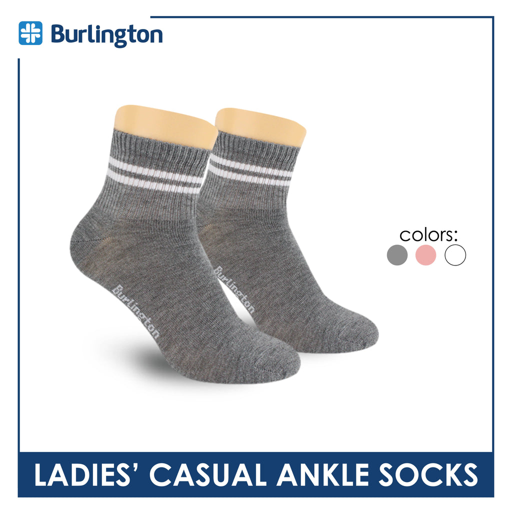 Burlington Ladies’ Cotton Light Performance Ankle Socks 1 pair BLC4402