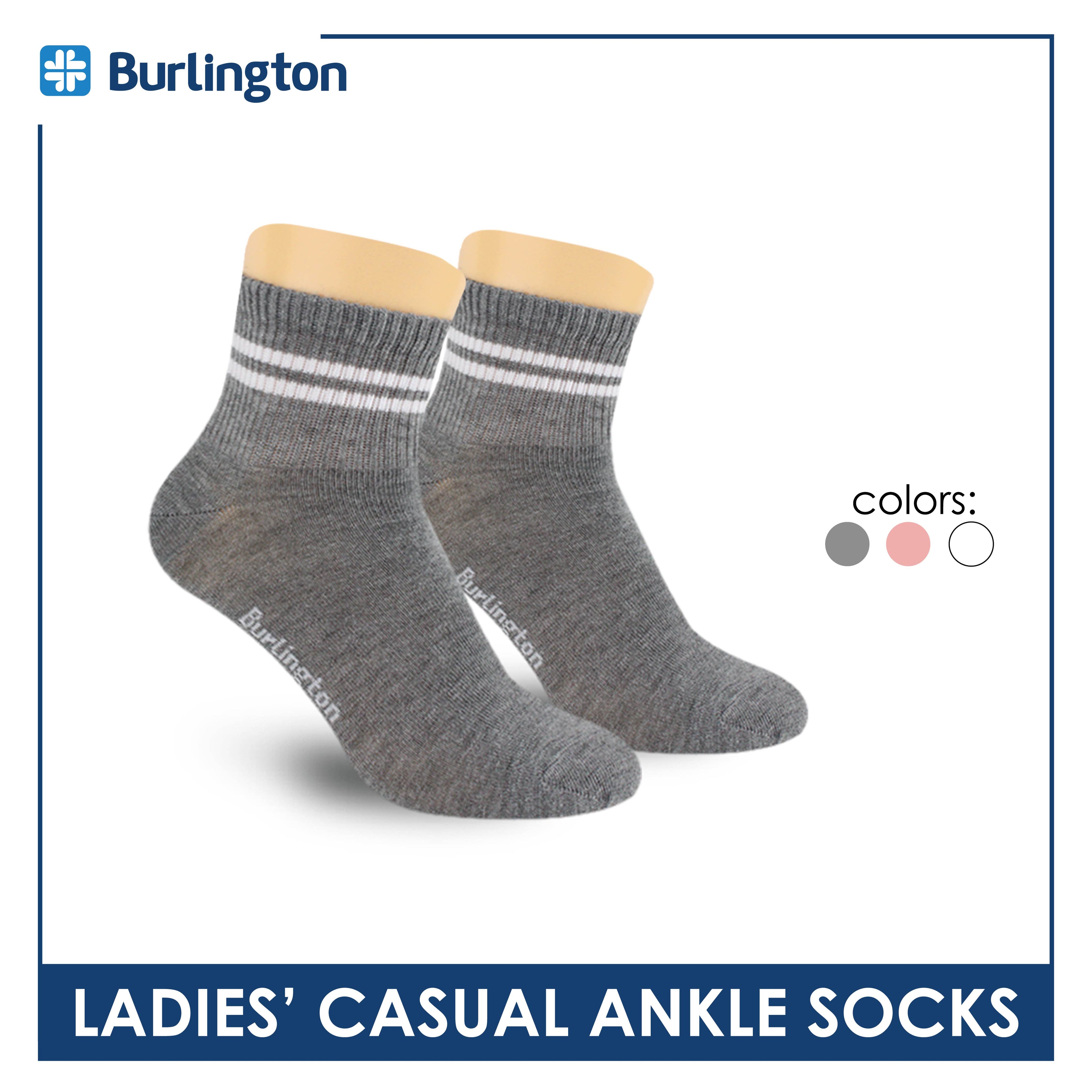 Burlington Ladies’ Cotton Light Performance Ankle Socks 1 pair BLC4402