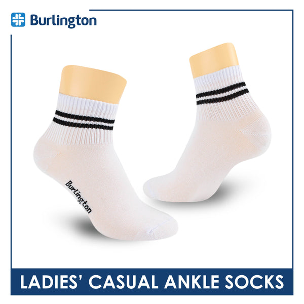 Burlington Ladies’ Cotton Light Performance Ankle Socks 1 pair BLC4402