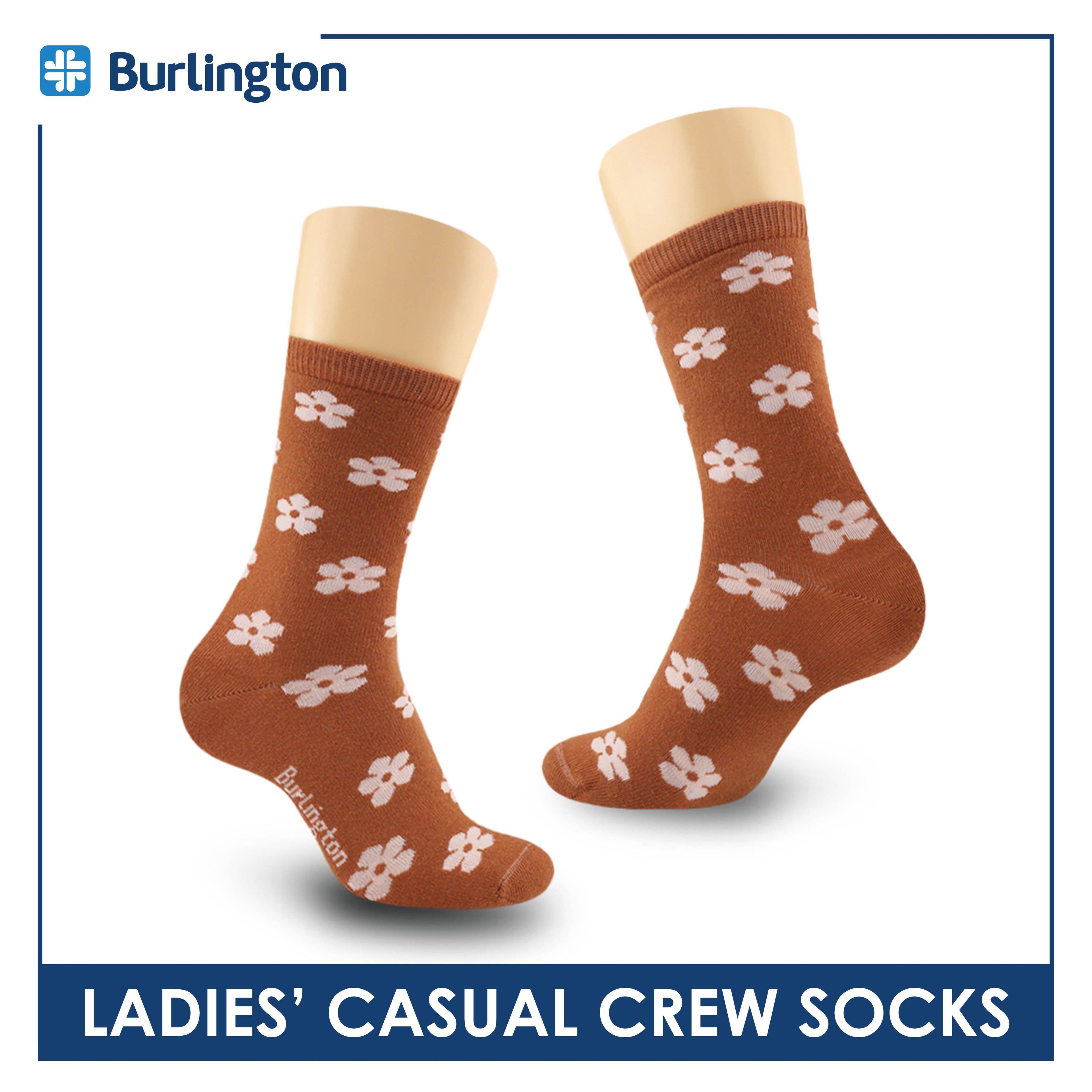 Burlington Ladies’ Cotton Light Performance Crew Socks 1 pair BLC4403