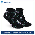 Burlington Ladies' Cotton Lite Thin Casual Ankle Socks 1 pair BLC512