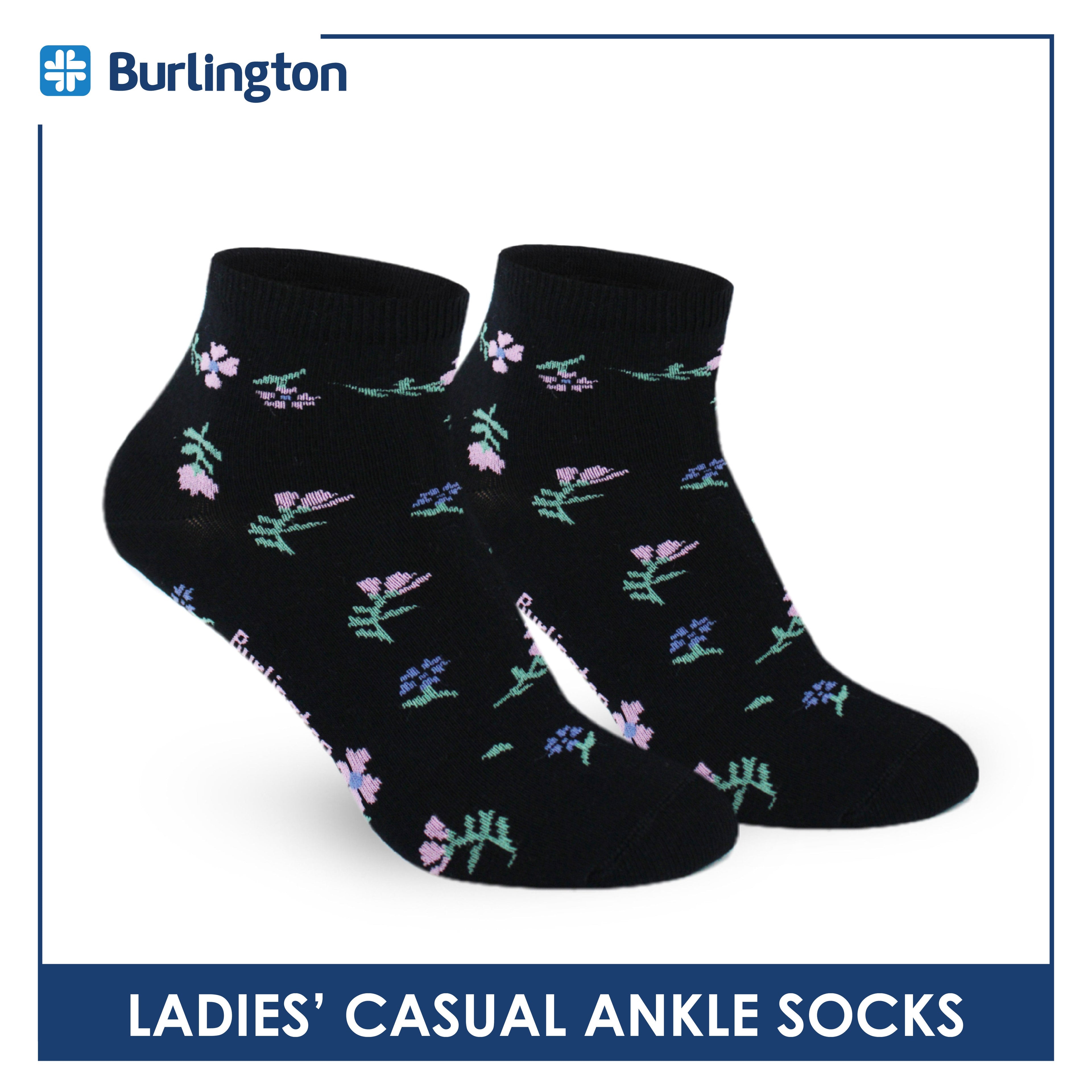 Burlington Ladies' Cotton Lite Thin Casual Ankle Socks 1 pair BLC512