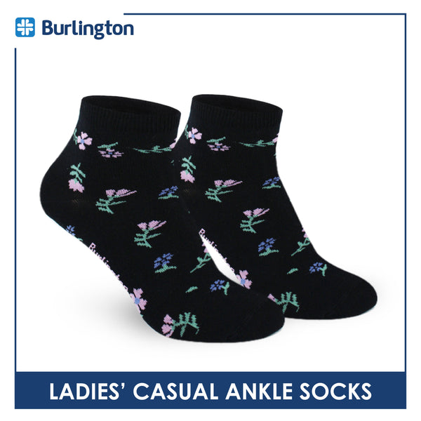 Burlington Ladies' Cotton Lite Thin Casual Ankle Socks 1 pair BLC512