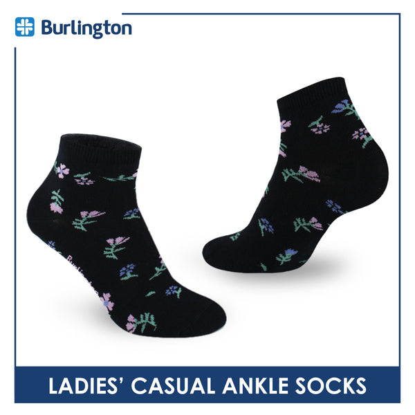 Burlington Ladies' Cotton Lite Thin Casual Ankle Socks 1 pair BLC512