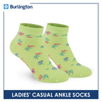 Burlington Ladies' Cotton Lite Thin Casual Ankle Socks 1 pair BLC512