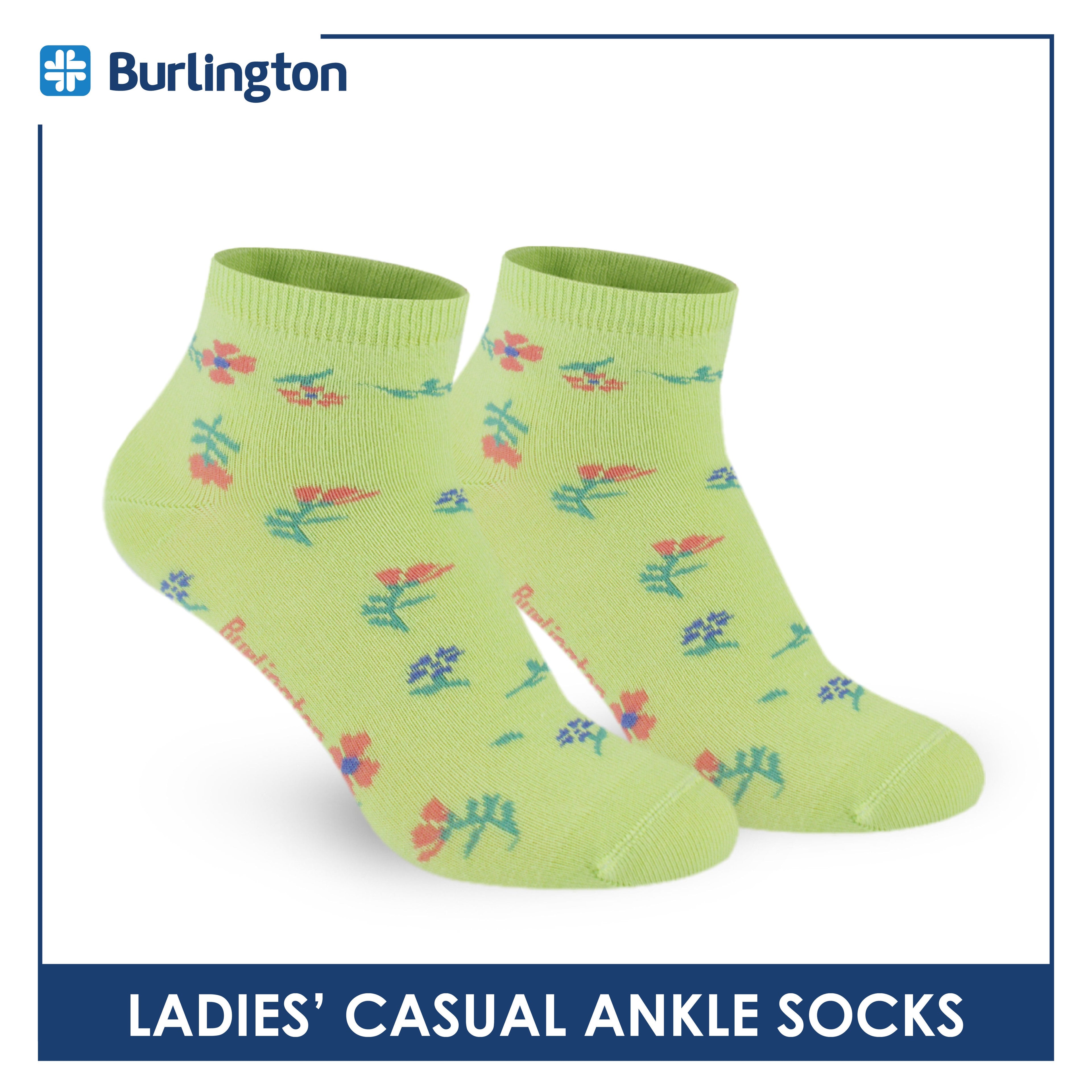 Burlington Ladies' Cotton Lite Thin Casual Ankle Socks 1 pair BLC512
