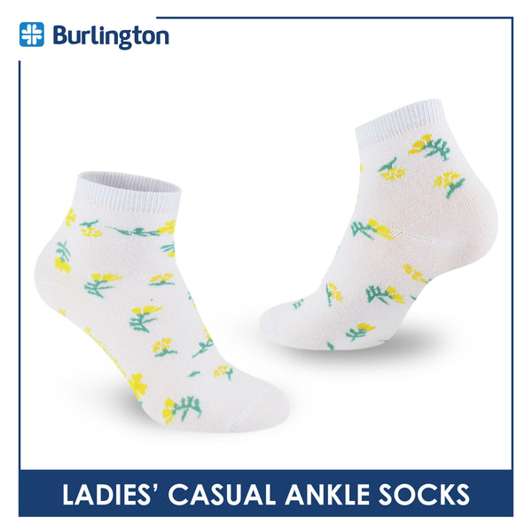 Burlington Ladies' Cotton Lite Thin Casual Ankle Socks 1 pair BLC512