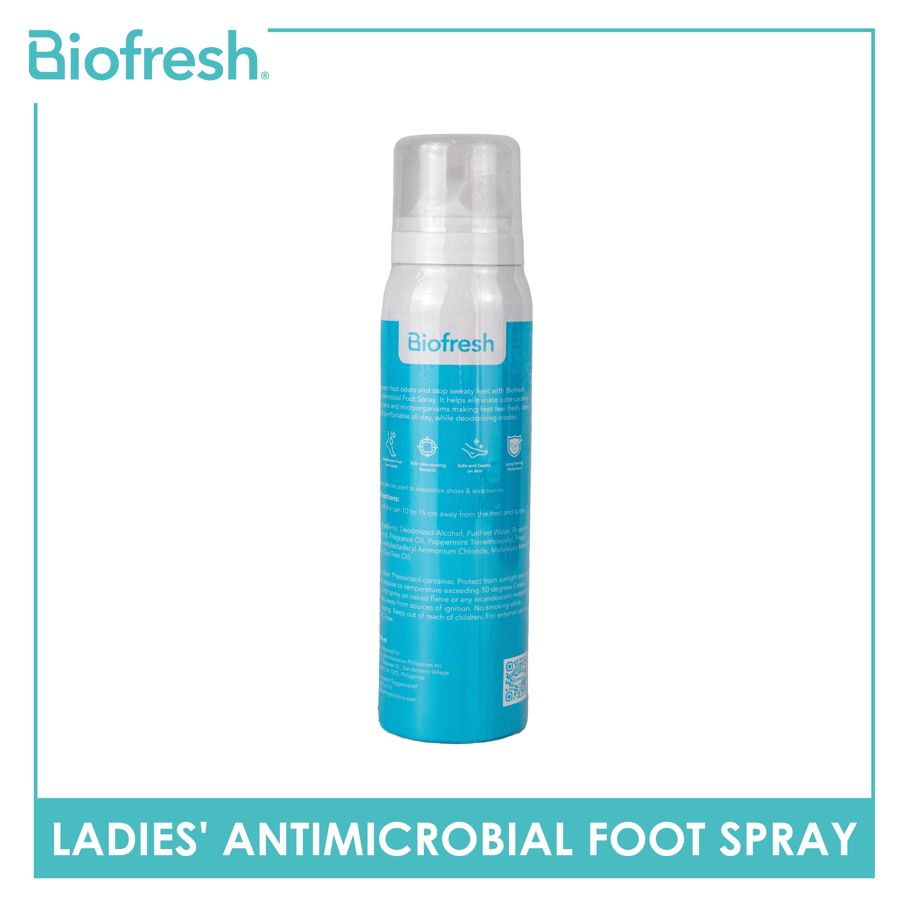 Biofresh Ladies Antimicrobial Foot Spray 1 piece BLFSS01